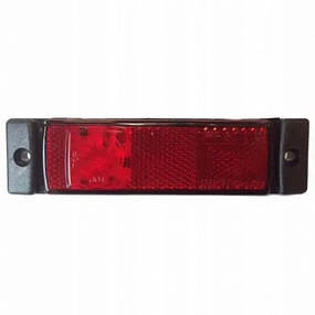 LD 129 Красный прямоугольный габаритный фонарь LED