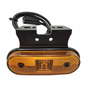 FT-020Z+K LED Желтый габаритный фонарь с кронштейном, с кабелем 0,5 метра LED